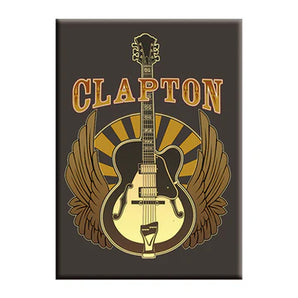 ERIC CLAPTON エリッククラプトン (新作 発売 ) - Brown Guitar / マグネット 【公式 / オフィシャル】