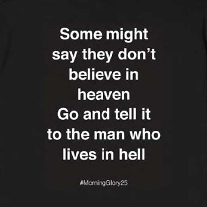 OASIS オアシス (結成 35周年 ) - Some Might Say Lyric / バックプリントあり / Tシャツ / メンズ
