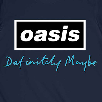 OASIS オアシス (結成 35周年 ) - Definitely Maybe Text Logo / Tシャツ / メンズ