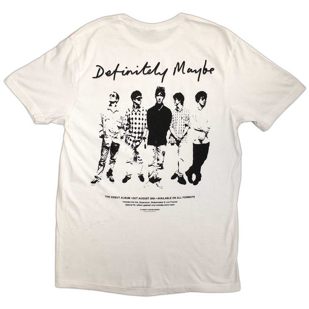 OASIS オアシス (結成 35周年 ) - Definitely Maybe Promo / バックプリントあり / Tシャツ / メンズ