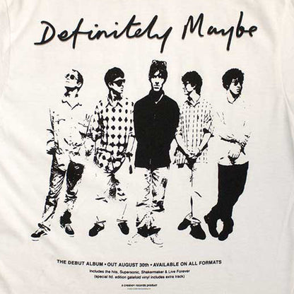 OASIS オアシス (結成 35周年 ) - Definitely Maybe Promo / バックプリントあり / Tシャツ / メンズ