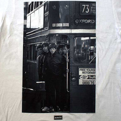 OASIS オアシス (結成 35周年 ) - London Bus Photo / Tシャツ / メンズ
