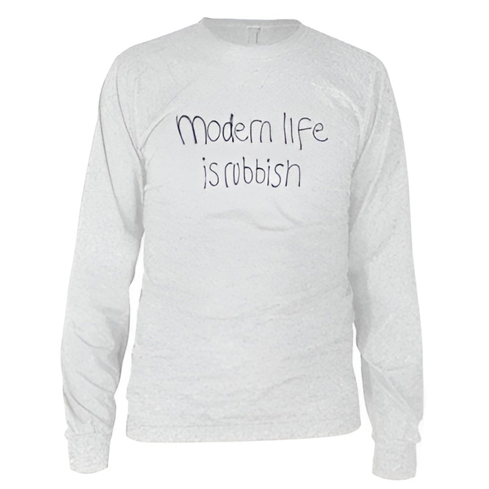 BLUR ブラー (デビュー35周年 ) - Modern Life is Rubbish / 長袖 / バックプリントあり / Tシャツ / メンズ