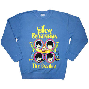 【予約商品】 THE BEATLES ビートルズ (ABBEY ROAD 55周年 ) - Yellow Submarine Heads In Circles / 長袖 / パーカー・スウェット / メンズ 【公式 / オフィシャル】