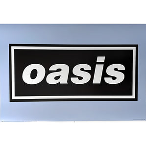 【予約商品】 OASIS オアシス (再結成ツアー2025 ) - LOGO ON BLUE / ポスター 【公式 / オフィシャル】