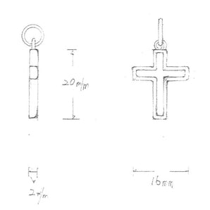 【予約商品】 JOHN LENNON ジョンレノン - CROSS PENDANT / ネックレス