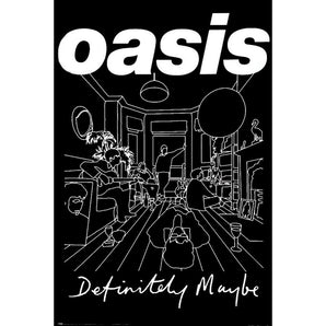 【予約商品】 OASIS オアシス (再結成ツアー2025 ) - DEFINITELY MAYBE ART / ポスター 【公式 / オフィシャル】