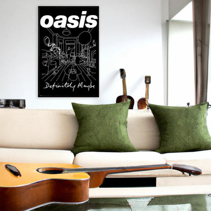 OASIS オアシス (結成 35周年 ) - DEFINITELY MAYBE ART / ポスター