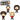 QUEEN - (初来日50周年 ) - Radio Gaga Funko Pop! Vinyl Figure 4-Pack