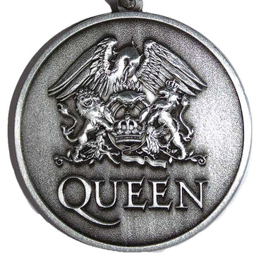 QUEEN クイーン (フレディ 生誕 80年 ) - Silver Crest Double Sided / キーホルダー