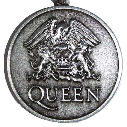 QUEEN クイーン (フレディ 生誕 80年 ) - Silver Crest Double Sided / キーホルダー