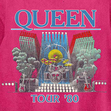 QUEEN クイーン (フレディ 生誕 80年 ) - Tour '80 / Tシャツ / メンズ