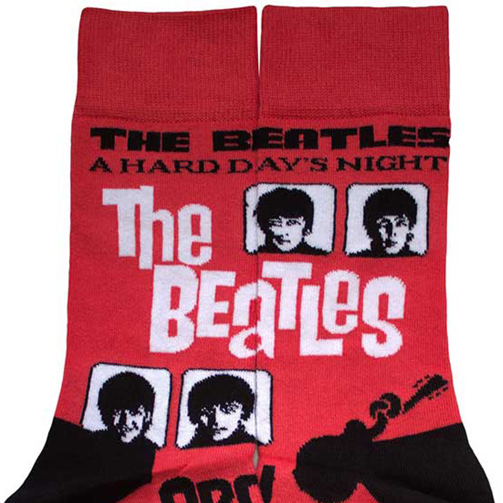 THE BEATLES ビートルズ (来日 60周年 ) - A Hard Day's Night / ソックス / メンズ