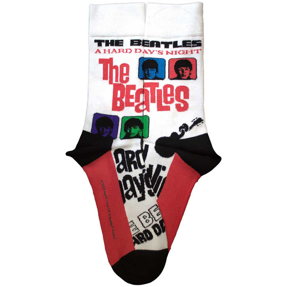 THE BEATLES ビートルズ (来日 60周年 ) - A Hard Day's Night Colours / ソックス / メンズ