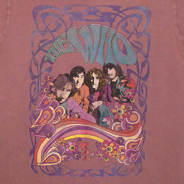 THE WHO ザ・フー - Psych Floral / Stone Wash / Tシャツ / メンズ