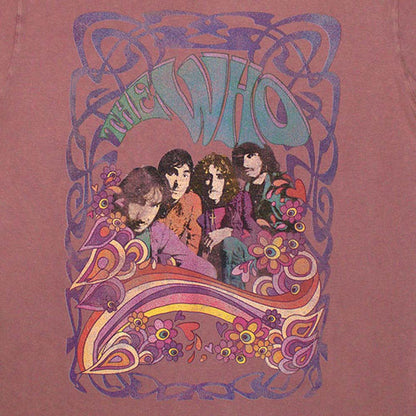 THE WHO ザ・フー - Psych Floral / Stone Wash / Tシャツ / メンズ