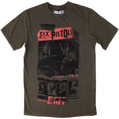 SEX PISTOLS - (デビュー 50周年 ) - Photo Collage / Stone Wash