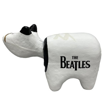 THE BEATLES ビートルズ (来日 60周年 ) - meets Japanese traditional craft Album debut 60th anniversary / 赤べこ / 白色 / インテリア置物