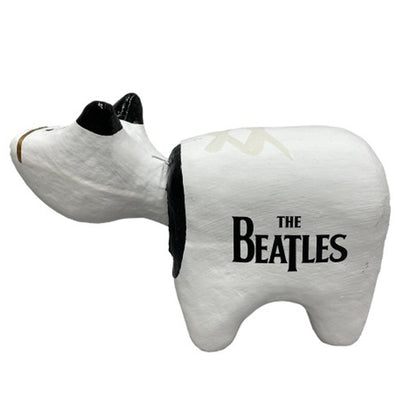 THE BEATLES ビートルズ (来日 60周年 ) - meets Japanese traditional craft Album debut 60th anniversary / 赤べこ / 白色 / インテリア置物
