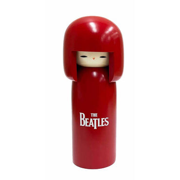THE BEATLES ビートルズ (来日 60周年 ) - meets Japanese traditional craft Album debut 60th anniversary / こけし / 中 / 赤色 / インテリア置物