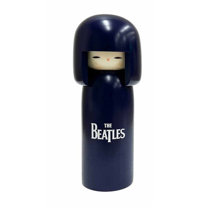 THE BEATLES ビートルズ (来日 60周年 ) - meets Japanese traditional craft Album debut 60th anniversary / こけし / 中 / 青色 / インテリア置物