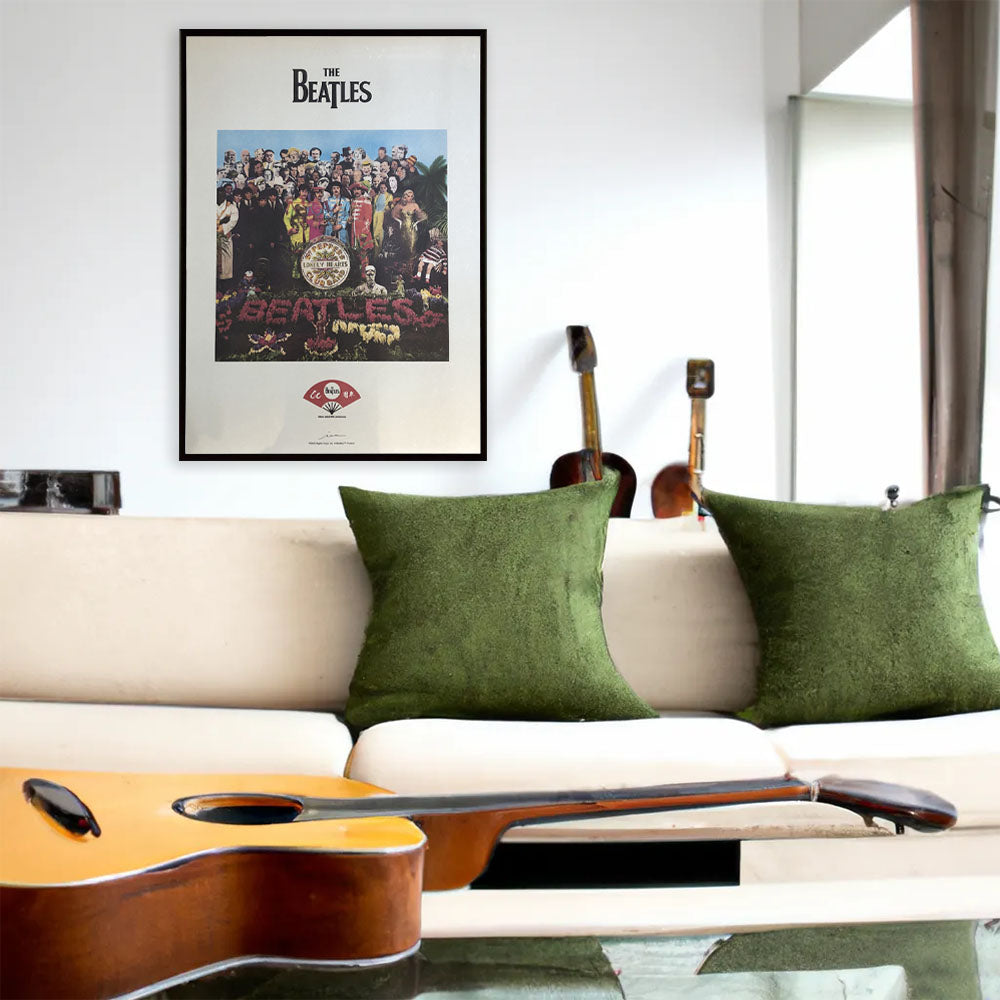 THE BEATLES ビートルズ (来日 60周年 ) - meets Japanese traditional craft Album debut 60th anniversary / 越前和紙 / LONELY HEARTS / ポスター