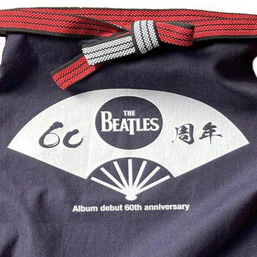 THE BEATLES ビートルズ (来日 60周年 ) - meets Japanese traditional craft Album debut 60th anniversary / 藍染エプロン / 扇子柄 / キッチン用品