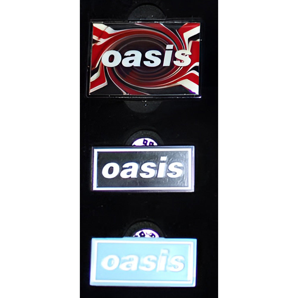 OASIS オアシス (結成 35周年 ) - Collectable Pin Badge Set / 6個セット / バッジ