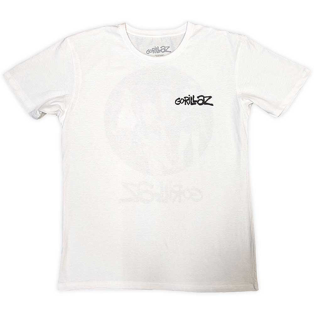 GORILLAZ ゴリラズ - Song Machine Brush Logo / バックプリントあり / Tシャツ / メンズ