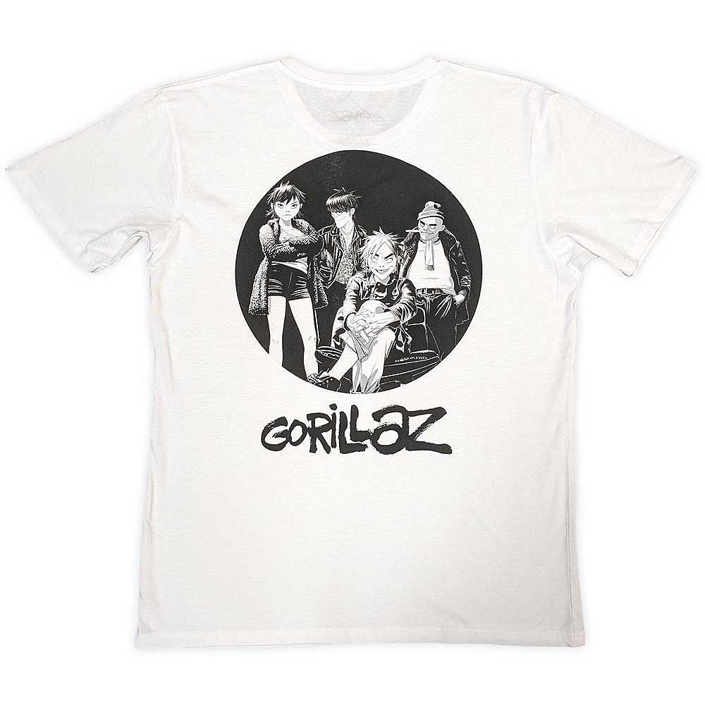 GORILLAZ ゴリラズ - Song Machine Brush Logo / バックプリントあり / Tシャツ / メンズ