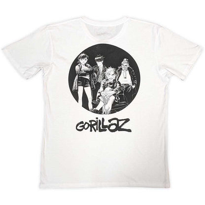 GORILLAZ ゴリラズ - Song Machine Brush Logo / バックプリントあり / Tシャツ / メンズ