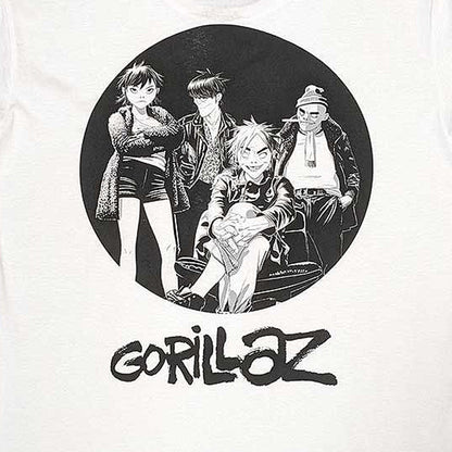 GORILLAZ ゴリラズ - Song Machine Brush Logo / バックプリントあり / Tシャツ / メンズ