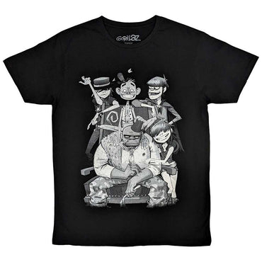 GORILLAZ ゴリラズ - George Spray / バックプリントあり / Tシャツ / メンズ