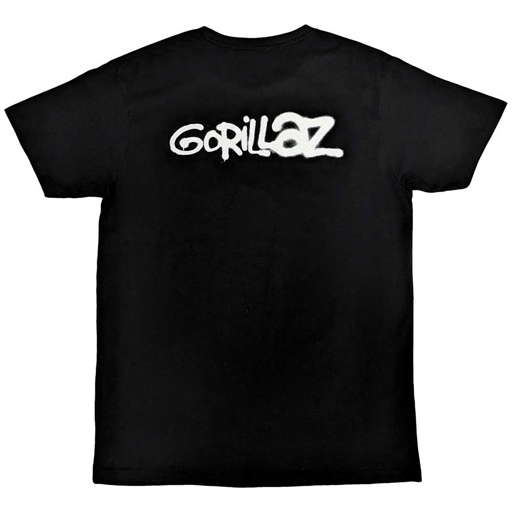 GORILLAZ ゴリラズ - George Spray / バックプリントあり / Tシャツ / メンズ