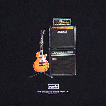OASIS オアシス (結成 35周年 ) - Definitely Maybe Guitar (Black) / Tシャツ / メンズ