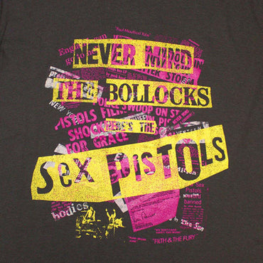 SEX PISTOLS セックスピストルズ (デビュー 50周年 ) - NMTB Text Overlay / Tシャツ / メンズ