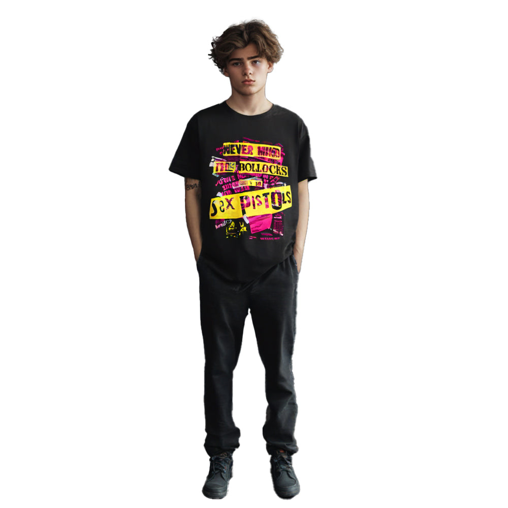 SEX PISTOLS セックスピストルズ (デビュー 50周年 ) - NMTB Text Overlay / Tシャツ / メンズ