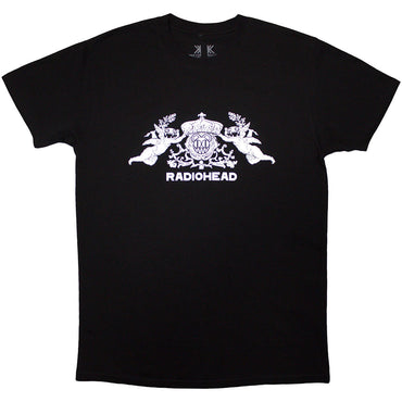 RADIOHEAD レディオヘッド (結成 35周年 ) - Bearhead Crest / オーガニックコットン / バックプリントあり / Tシャツ / メンズ