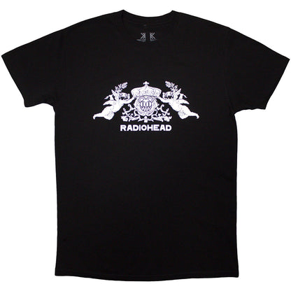 RADIOHEAD レディオヘッド (結成 35周年 ) - Bearhead Crest / オーガニックコットン / バックプリントあり / Tシャツ / メンズ