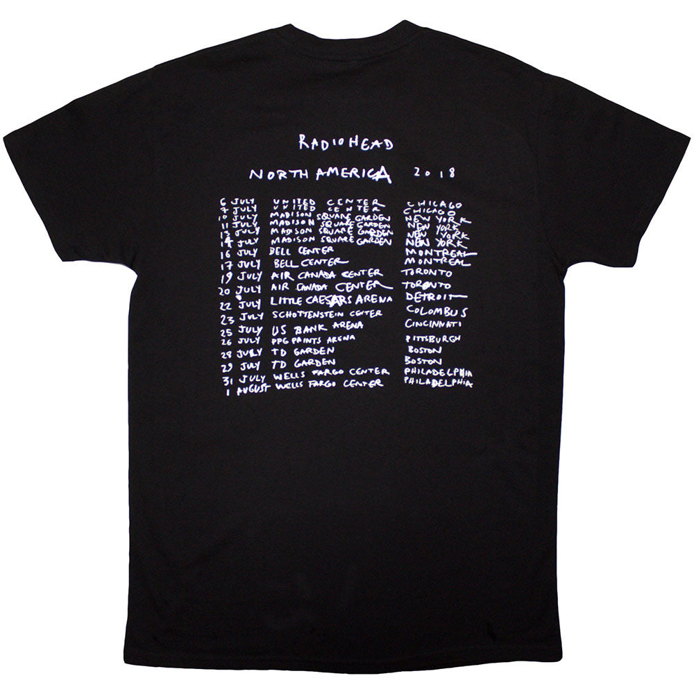 RADIOHEAD レディオヘッド (結成 35周年 ) - Bearhead Crest / オーガニックコットン / バックプリントあり / Tシャツ / メンズ