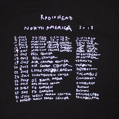 RADIOHEAD レディオヘッド (結成 35周年 ) - Bearhead Crest / オーガニックコットン / バックプリントあり / Tシャツ / メンズ