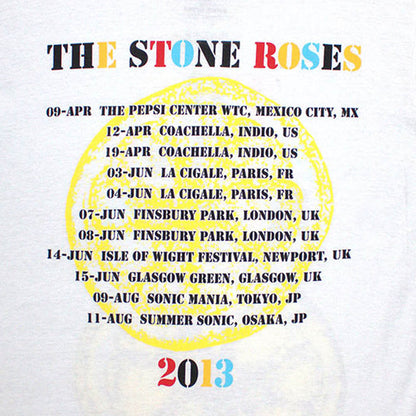 STONE ROSES ストーンローゼズ (マニ 追悼 ) - Tour 2013 / バックプリントあり / Tシャツ / メンズ