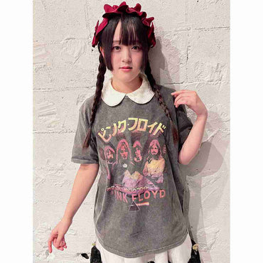 PINK FLOYD ピンクフロイド - Japan Poster / Stone Wash / Tシャツ / メンズ