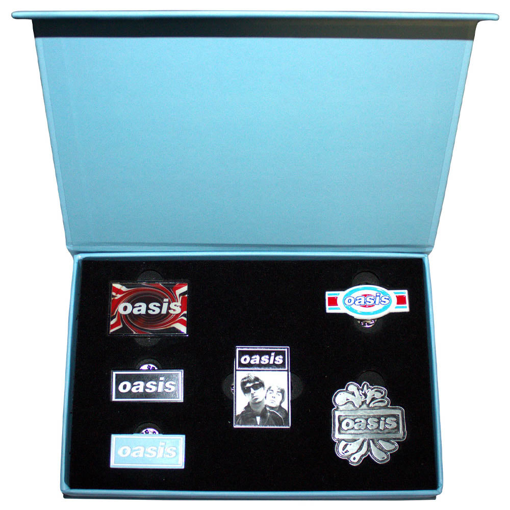 OASIS オアシス (10月来日記念 ) コンプリートピンバッジ6個セット 予約商品】 OASIS オアシス (10月 来日 記念 ) - Collectable