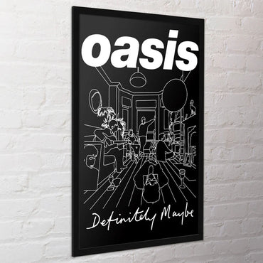 OASIS オアシス (結成 35周年 ) - DEFINITELY MAYBE ART / ポスター