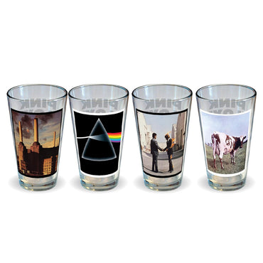 PINK FLOYD ピンクフロイド - Album Covers Drinking Glass Set / 4個セット / 食器・グラス