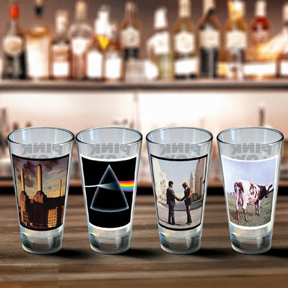 PINK FLOYD ピンクフロイド - Album Covers Drinking Glass Set / 4個セット / 食器・グラス