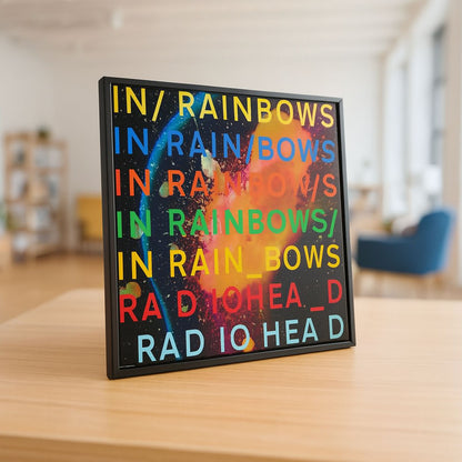 RADIOHEAD レディオヘッド (結成 35周年 ) - In Rainbows (アルバム・シリーズ) / バックボード入り / コレクターズ仕様 / ポスター