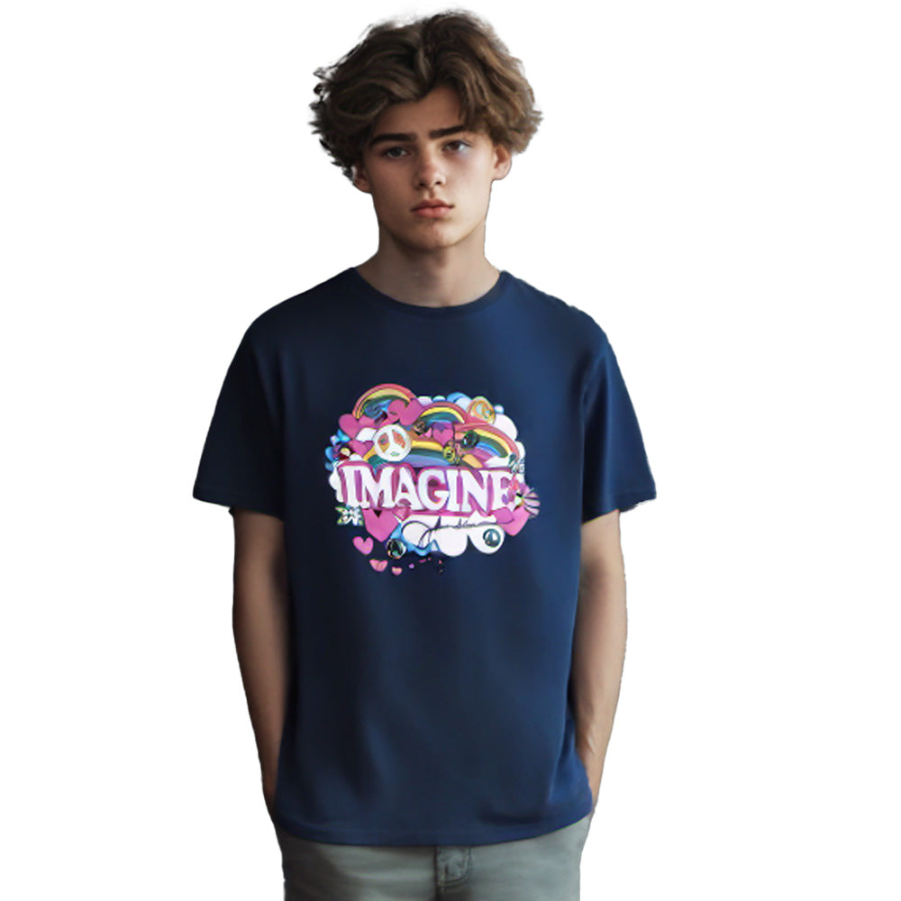 JOHN LENNON ジョンレノン (生誕 85年 ) - LOVE & PEACE / Tシャツ / メンズ