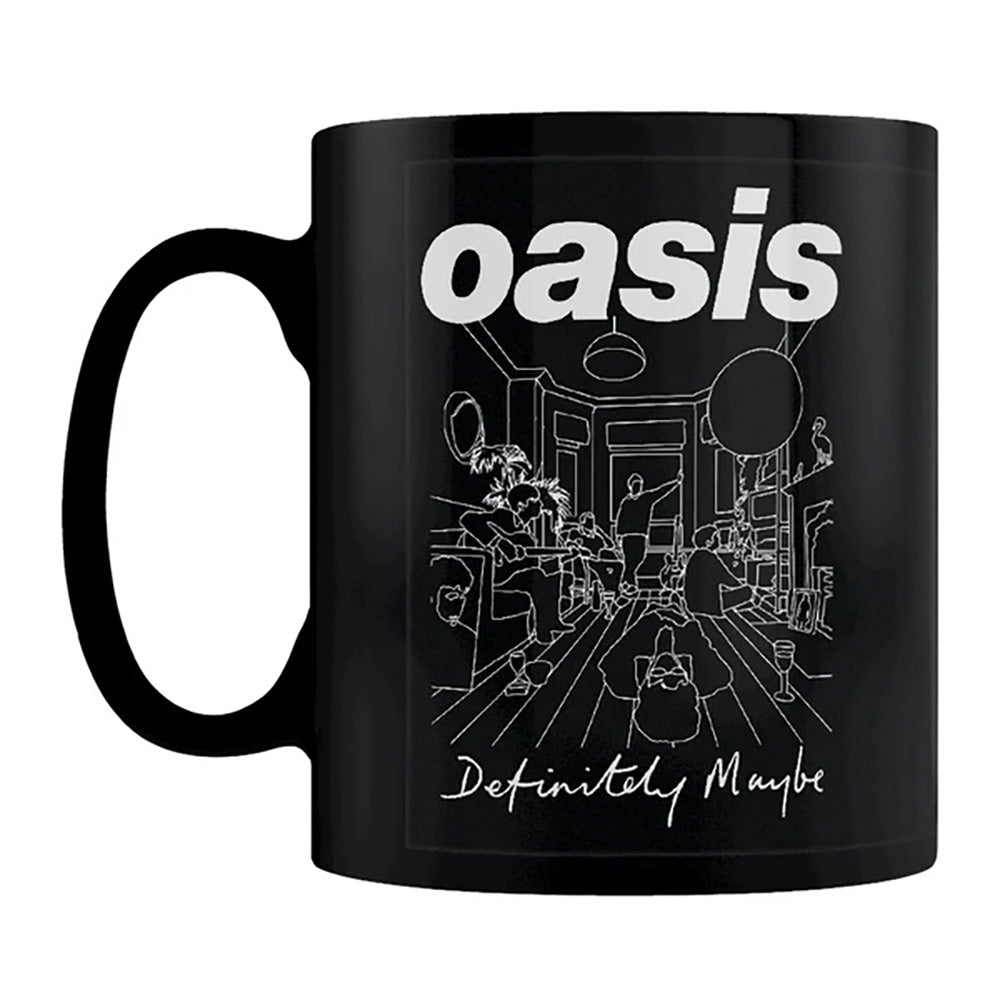 OASIS オアシス (結成 35周年 ) - DEFINITELY MAYBE BLACK POD MUG / マグカップ